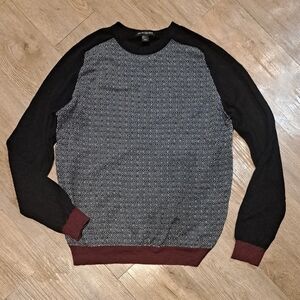 Ladies Black and Gray Sweater